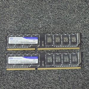 TEAMGROUP DDR3-1600MHz 8GB (4GB×2枚キット) TED34G1600C11BK 動作確認済み デスクトップ用 PCメモリ 