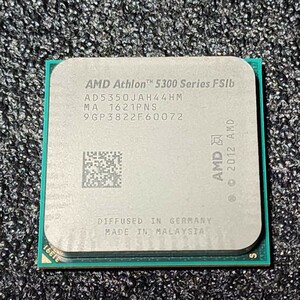 CPU AMD Athlon 5350 APU with Radeon R3 Graphics 4コア4スレッド Socket AM1 PCパーツ 動作確認済み