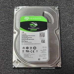 【送料無料】SEAGATE BARRACUDA ST1000DM010-2EP102 1TB 3.5インチ内蔵HDD 2019年製 フォーマット済み 正常品 PCパーツ 動作確認済