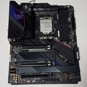 ASUS ROG STRIX Z590-E GAMING WIFI IOパネル一体型 LGA1200 ATXマザーボード 第10・11世代CPU対応 最新Bios 動作確認済 PCパーツ