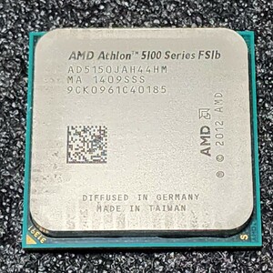 CPU AMD Athlon 5150 APU with Radeon R3 Graphics 4コア4スレッド Socket AM1 PCパーツ 動作確認済み