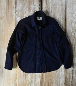 希少 アメリカ製 Engineered Garments エンジニアードガーメンツ USA ウール100% 長袖 ジャケット シャツ 多ポケット XS ミリタリー