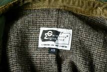 希少 アメリカ製 Engineered Garments エンジニアードガーメンツ USA ハンティング 裏地ツイード ミリタリー ジャケット ブルゾン XS _画像6