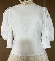 ザラ★ZARA★新品★ボリュームパフスリーブ★バックジッパーブラウス_画像3