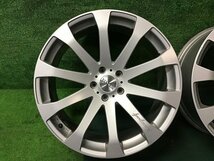 【送料無料】VENERDI COSMIC アルミホイール 20×8.5J+35 5穴-114.3 シルバー 4本セット ヴェネルディ コスミック 20インチ_画像2