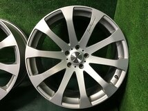 【送料無料】VENERDI COSMIC アルミホイール 20×8.5J+35 5穴-114.3 シルバー 4本セット ヴェネルディ コスミック 20インチ_画像4