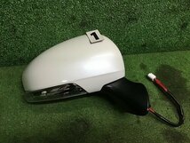 【送料無料】ZVW41W プリウスα S 後期 純正 右 ドアミラー ウィンカー付 7ピン サイドミラー 070/白パール 87910-47260_画像2