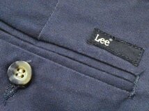 2000sUSA古着 Lee custom fit ストレッチ パンツ W30 L30 茄子紺 ネイビー リー ストレート ポリコットン アメリカ 2000年代 Y2K アメカジ_画像6