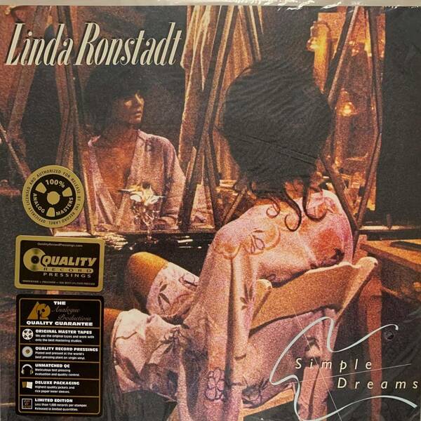 Linda Ronstadt リンダ・ロンシュタット - Simple Dreams 限定リマスター再発45回転200gram2枚組Audiophileアナログ・レコード