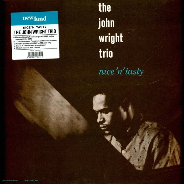 The John Wright ジョン・ライト Trio - Nice 'N' Tasty 限定リマスター再発Stereoアナログ・レコード