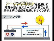 アーシングキット トヨタ ハイラックスサーフ RZN147 RZN152 RZN167 RZN180 RZN185 即納 在庫品 メール便 送料無料_画像7