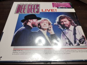 417 　ビージーズ　レーザーディスク　激レア盤　bee gees live one for all グレイテスト・ヒッツ　barry gibb 