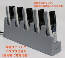 5台セット☆ KEYENCE ハンディターミナル BT-600 バッテリー 5連充電器付 読み取り良好【中古 キーエンス バーコードリーダー】#S 1_画像2