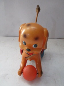 【南十字星2】122816昭和30年代　日本製　おもちゃ　犬　資料館放出品！！