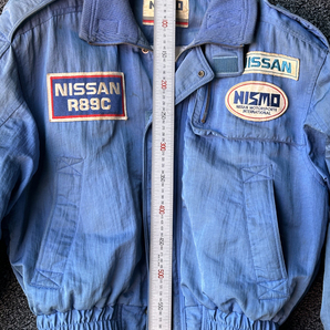 ニスモ レーシングーム ジャケット ・NISSAN NISMO ・ NISSAN RACING TEAM ジャケット 支給品 当時物 ワンオーナー・ビンテージ 品の画像5