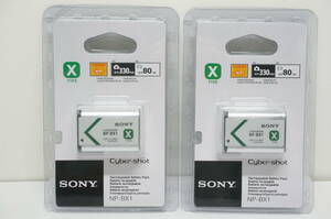 SONY ソニー　NP-BX1 海外パッケージ版　新品未開封品 ２個セット・ゆうパケットポスト。