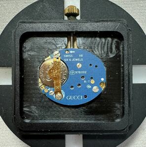 GUCCI ETA.978002 クォーツムーブメント 回路稼動品 部品取り用