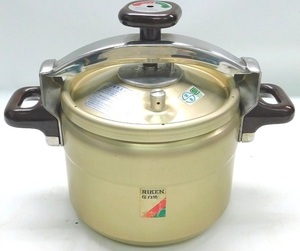 M662Mちょる☆Riken リケン 家庭用圧力鍋 6.0L（1升用）0.8kg/cm2 両手鍋