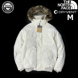 1円～!売切!【正規新品】THE NORTH FACE GOTHAM JACKET III ゴッサムジャケット グースダウン US限定 高品質 ロゴ刺繍(M)白 190122-150