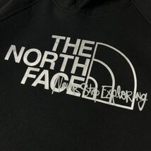 1円～!売切!【正規新品】THE NORTH FACE◆W GRAPHIC INJECTION HOODIE パーカー US限定 メタリックシルバー アウトドア(XXL)黒 181130-23_画像4