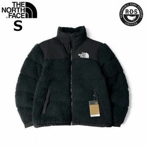 1円～!売切!【正規新品】THE NORTH FACE◆SHERPA NUPTSE JACKET ダウンジャケット ヌプシ モコモコ ロゴ刺繍 アウトドア(S)黒 190122-175