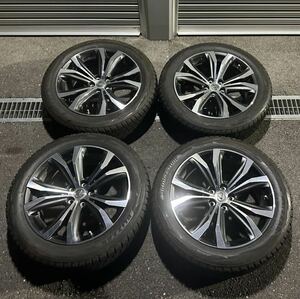 【美品】レクサス RX純正ホイール スタッドレスタイヤ 4本セット 235/55R20 ブリヂストン ブリザックDM-V2 空気圧センサー付き RX ムラーノ