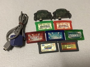 GBA ポケットモンスター エメラルド ルビー サファイア ファイアレッド リーフグリーン ピンボール ワイヤレスアダプタ ポケダン セット