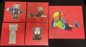 KAWS TOKYO FIRST PUZZLE 2021 新品未使用未開封 ５個セット 　☆カウズ パズル JIGSAW kawsone