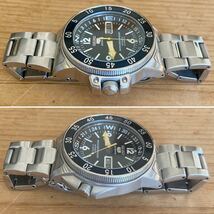 【稼働品】セイコー５★アトラス★SEIKO 5★MADE IN JAPAN★ブラック☆黒★自動巻き★メンズ腕時計★デイデイト★ATLAS BLACK☆ジャパン_画像9