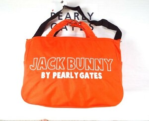 ★美品★Jack Bunny!! by ジャックバニー / JB ロゴデザイン ボストンバック ショルダーベルト