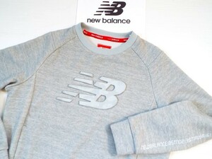 ★超美品★New Balance golf ニューバランス ゴルフ / BIGロゴマーク クルーネック プルオーバー / サイズ４