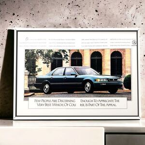 90's USA 当時物!!! Honda Acura Legend 広告 / ポスター カタログ KA7 KA8 C32A 2nd gen mk2 レジェンド スーパーレジェンド LS B4A3