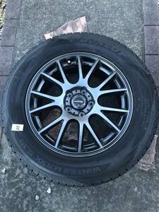 スタッドレスタイヤ(ホイール付) 225/65R17 4本セット ダンロップ winter maxx 8〜9分溝