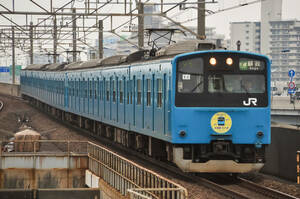 鉄道 デジ 写真 画像 201系 京葉線 ありがとうマーク付 1