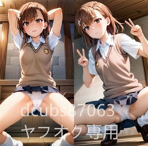 [とある科学の超電磁砲]御坂美琴/90cm×45cmサイズ/抱き枕カバー/2wayトリコット