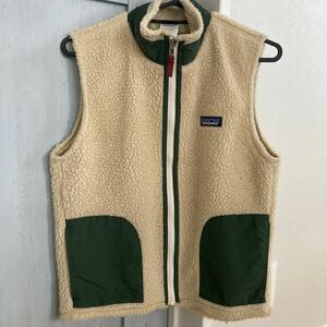 《送料無料》patagonia パタゴニア フリースベスト キッズ レトロ Lサイズ　レディース