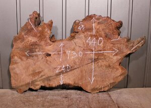 《140サイズ》レッドウッド　セコイヤ　コブ杢　rwd-870　材木　DIY板材　木材／端材　