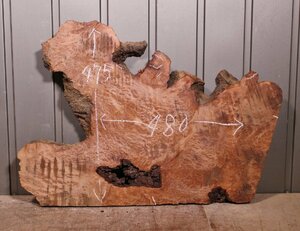 《140サイズ》レッドウッド　セコイヤ　コブ杢　rwd-869　材木　DIY板材　木材／端材　
