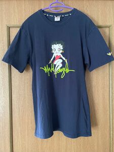 betty boop MARK GONZALES コラボtシャツ ネイビー　L