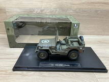 2. 極美品　Welly 1/18 Willys 1/4 ダイキャストモデル　TON ARMY TRUCK 　軍用車両　ジープ　ミニカー　WELLY_画像6