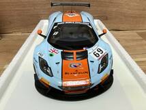 ２９ 極美品 TSM MODEL 1/18 2013 McLaren 12C GT3 24 Hours of Spa #69 マクラーレン ミニカー_画像3