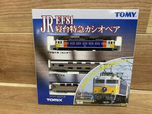７５　未使用？　極美品　TOMIX　92251　JR EF81　寝台特急カシオペア　基本セット　Ｎゲージ　鉄道模型