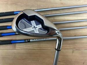 ８４　Callaway　キャロウェイ　X-18　レディース　アイアン　6本セット　7番8番9番・PW・SW・AW ◇シャフト JV X SERIES フレックスL