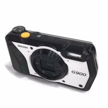 1円 RICOH G900 28-140mm 5x ZOOM コンパクトデジタルカメラ ホワイト 動作確認済み C121454_画像1
