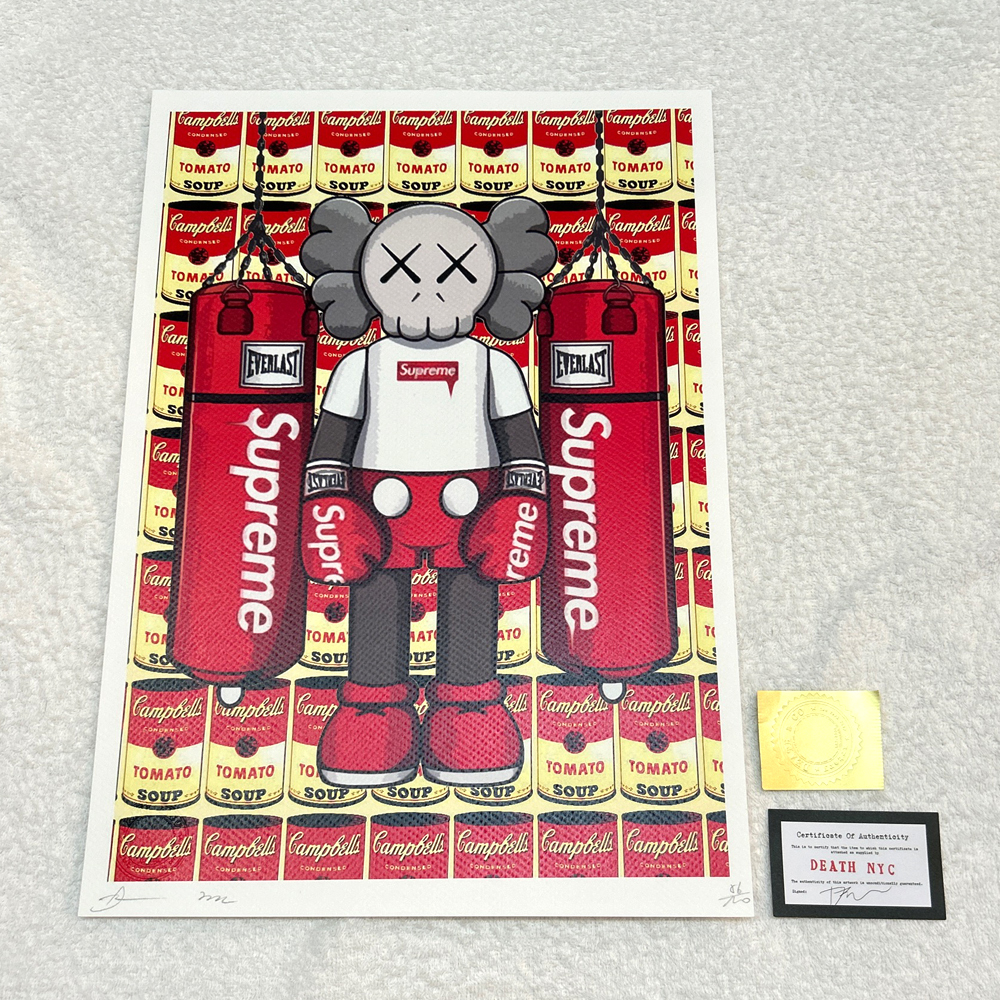 Yahoo!オークション -「supreme kaws」(シルクスクリーン) (版画)の