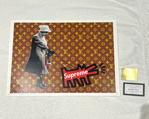 世界限定100枚 DEATH NYC エリザベス女王 ルイヴィトン LOUISVUITTON SUPREME ポップアート アートポスター 現代アート KAWS Banksy_画像1