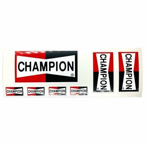 チャンピオン スパークプラグ ビンテージ デカール シート CHAMPION Spark Plugs Vintage Decal Sheet プラグ ステッカー Sticker