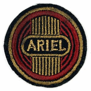 アリエル ビンテージ ロゴ パッチ ARIEL Vintage Logo Patch 英車 バイカー カフェレーサー ロッカーズ Biker Cafe Racer Wappen