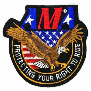 ＡＭＡ アメリカモーターサイクル協会 ビンテージ パッチ AMA Vintage Patch ワッペン American Motorcycle Association Wappen