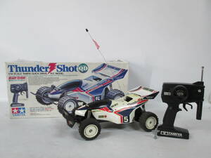 【1208n F7576】TAMIYA タミヤ THUNDER SHOT QD サンダーショット 1/14 クイックドライブRCカー ラジコン 箱あり